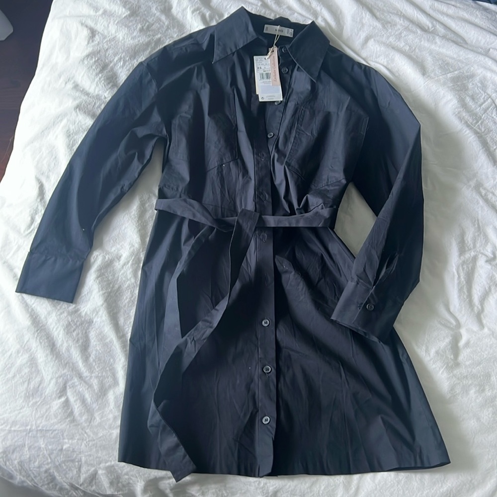 Mango dress - navy - XS - new with tags